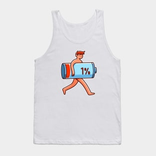 introverts one percent energy Tank Top